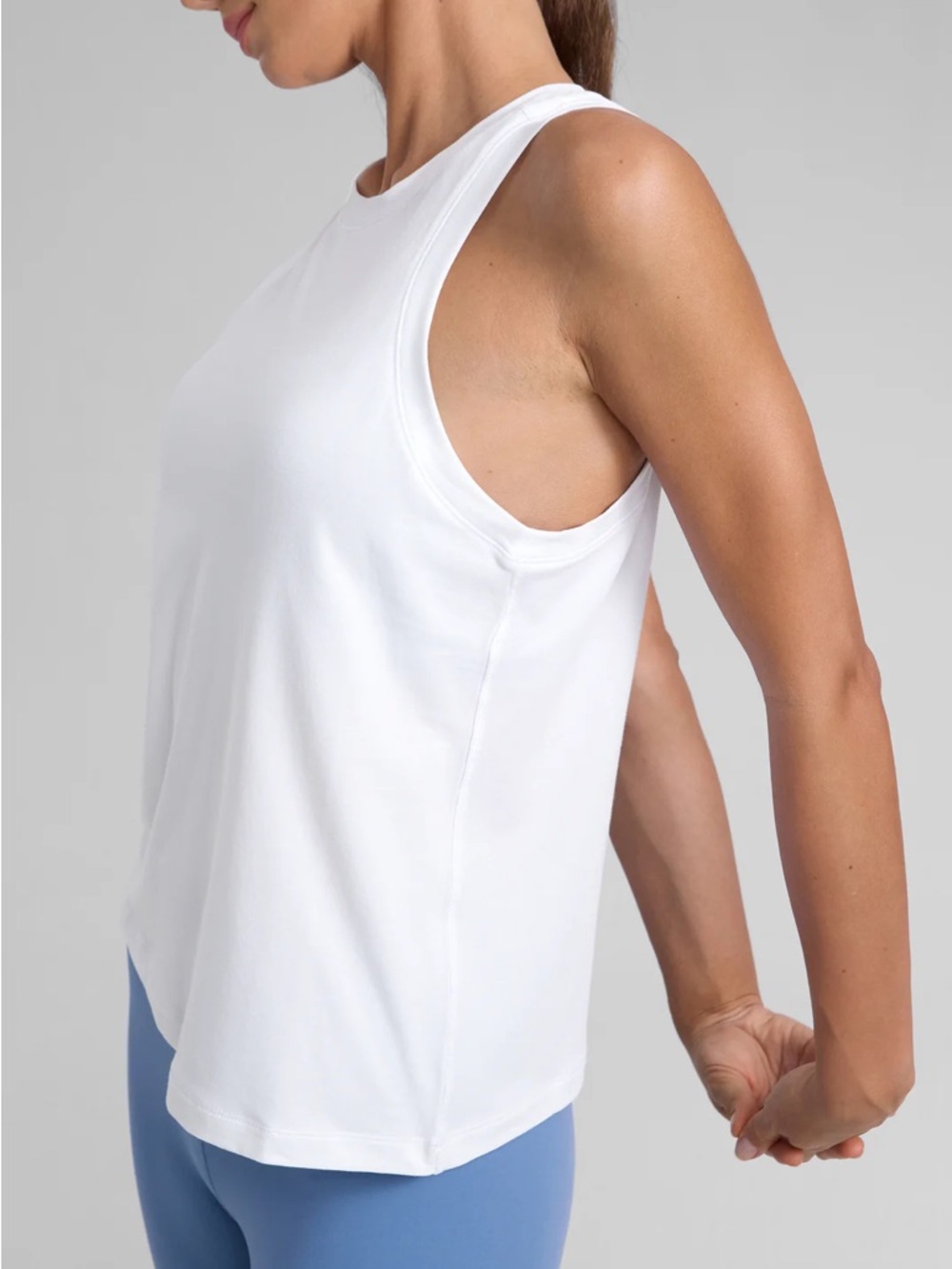 Poly Cotton-Blend Racerback Tank - Picture 4 of 7